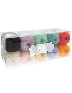 Set di 10 gomitoli di filo per uncinetto Creative Bubble - Crazy Bubble Gang