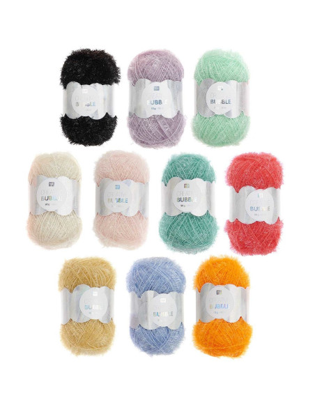 Set di 10 gomitoli di filo per uncinetto Creative Bubble - Crazy Bubble Gang