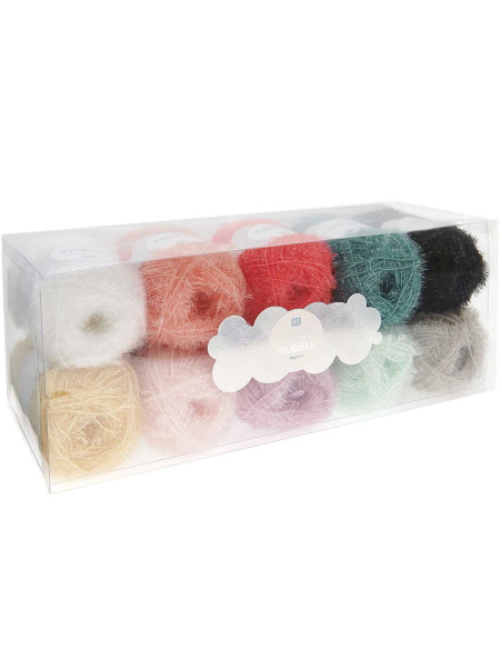 Set di 10 gomitoli di filo per uncinetto Creative Bubble - Pastello