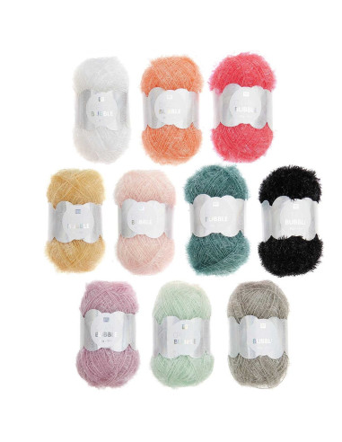 Set di 10 gomitoli di filo per uncinetto Creative Bubble - Pastello