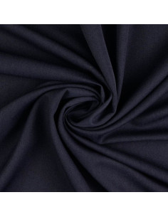 Tessuto gabardine morbido - Blu navy scuro
