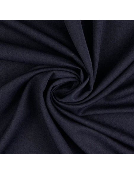 Tessuto gabardine morbido - Blu navy scuro