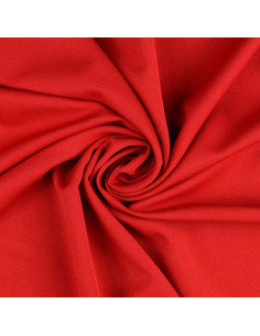 Tessuto gabardine morbido - Rosso