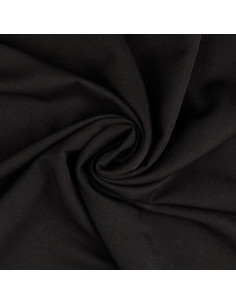Tessuto gabardine morbido - Nero