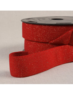 Boxer elastico glitterato - Rosso e oro