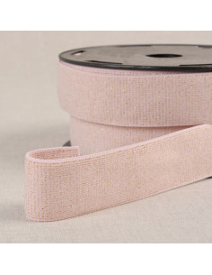Boxer elastico glitterato - Rosa e oro