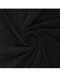 Tessuto a coste - Nero