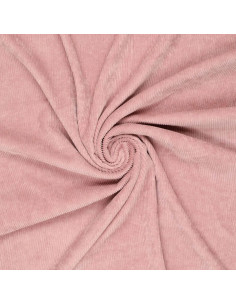 Tessuto a coste - Rosa antico chiaro