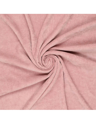Tessuto a coste - Rosa antico chiaro