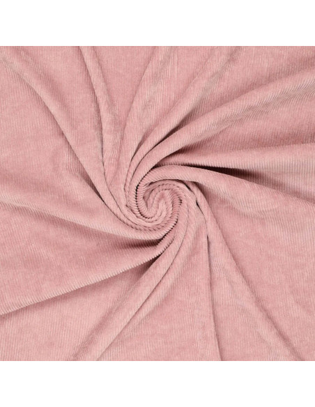 Tessuto a coste - Rosa antico chiaro