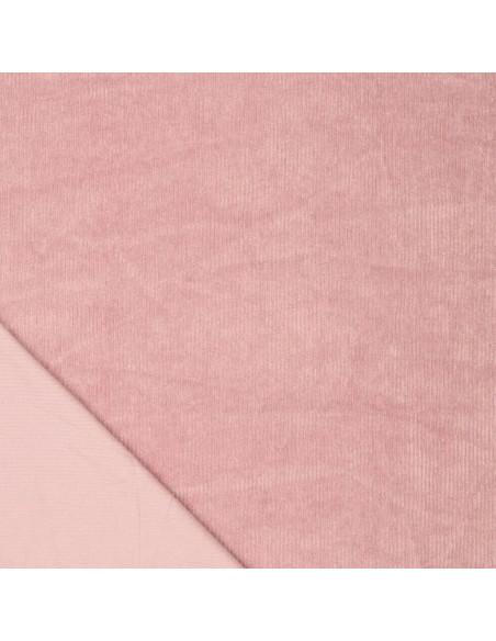 Tessuto a coste - Rosa antico chiaro