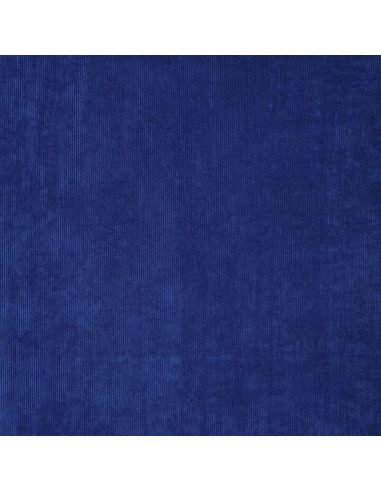 Tessuto a coste - Blu reale