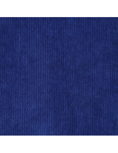 Tessuto a coste - Blu reale