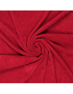 Tessuto a coste - Rosso