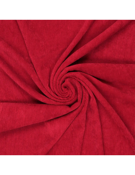 Tessuto a coste - Rosso