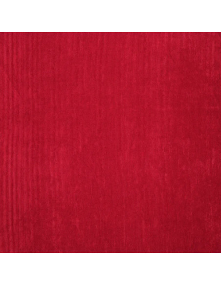 Tessuto a coste - Rosso
