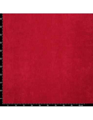 Tessuto a coste - Rosso