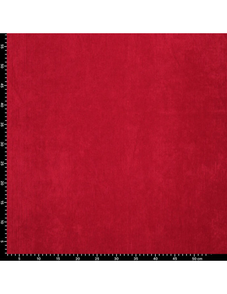 Tessuto a coste - Rosso