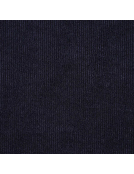 Tessuto a coste - Blu marino