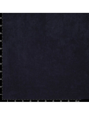 Tessuto a coste - Blu marino