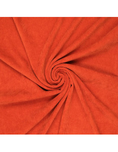 Tessuto a coste - Arancione