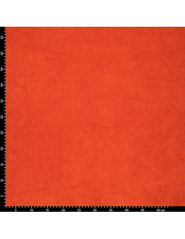Tessuto a coste - Arancione