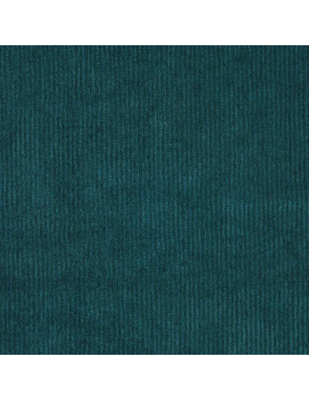 Tessuto a coste - Blu petrolio