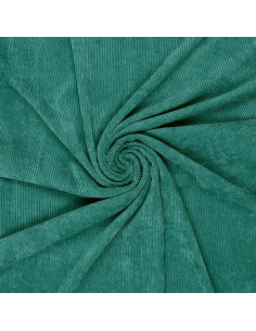 Tessuto velluto a coste - Verde Malachite