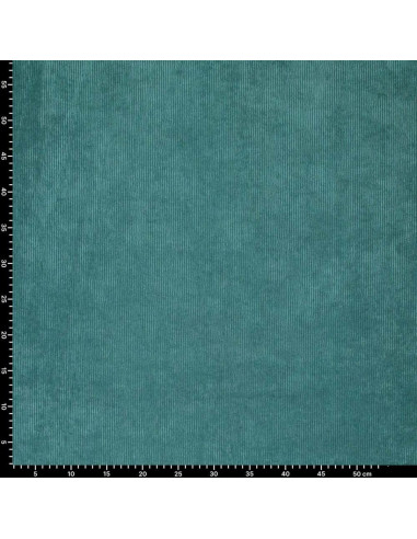 Tessuto velluto a coste - Verde Malachite
