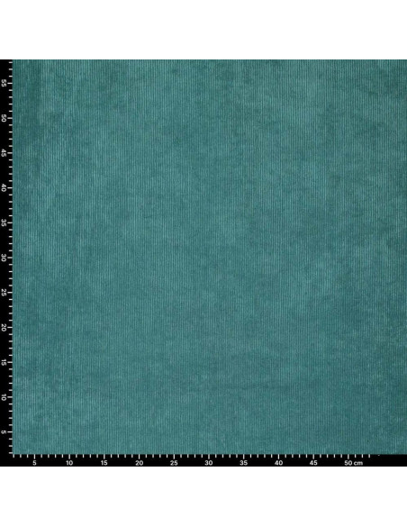 Tessuto velluto a coste - Verde Malachite
