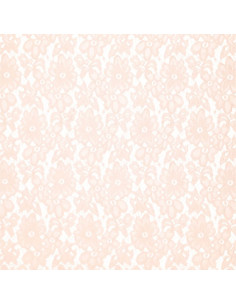 Tessuto guipure elasticizzato Bloom - Rosa chiaro 2