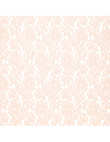 Tessuto guipure elasticizzato Bloom - Rosa chiaro