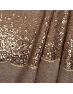 Tessuto paillettes - Champagne