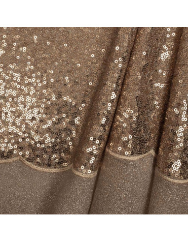 Tessuto paillettes - Champagne