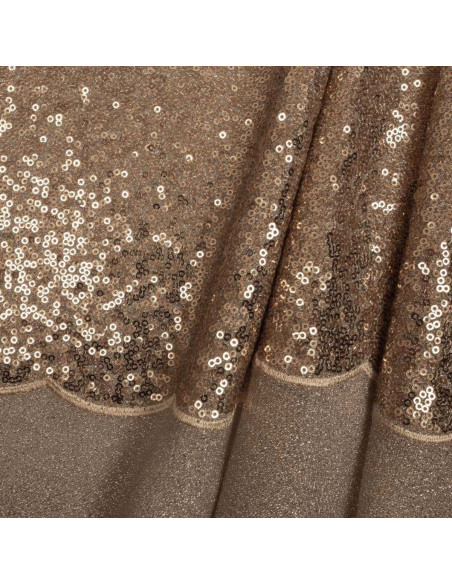 Tessuto paillettes - Champagne