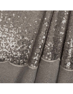 Tessuto paillettes - Argento