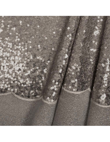 Tessuto paillettes - Argento