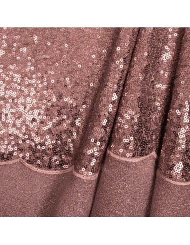 Tessuto paillettes - Rosa