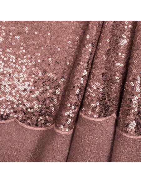 Tessuto paillettes - Rosa