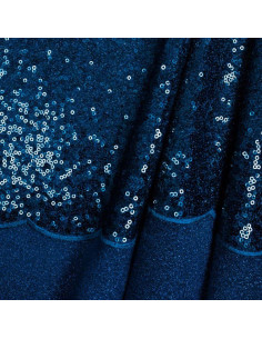 Tessuto paillettes - Blu