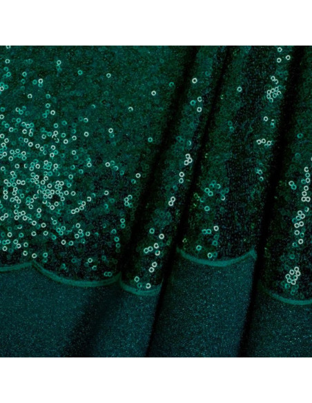 Tessuto paillettes - Verde