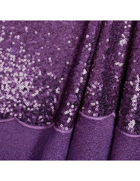 Tessuto paillettes - Viola