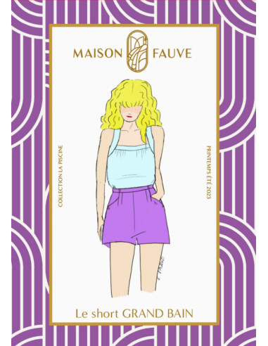 Modello di pantaloncini Grand Bain - Maison Fauve