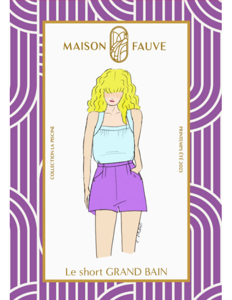 Modello di pantaloncini Grand Bain - Maison Fauve
