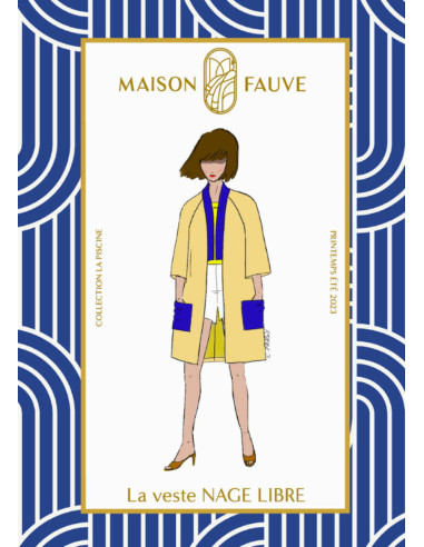 Modello di giacca Nage Libre - Maison Fauve