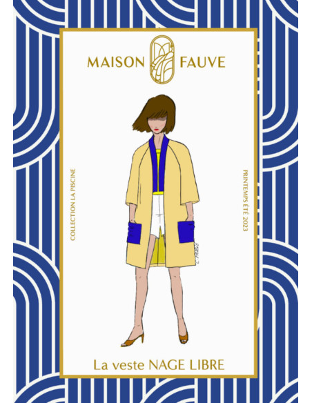 Modello di giacca Nage Libre - Maison Fauve