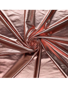 Tessuto lamé elasticizzato - Rosa chiaro