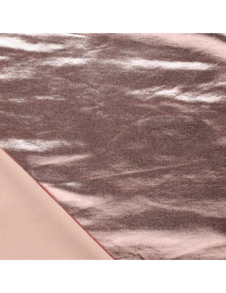 Tessuto lamé elasticizzato - Rosa chiaro
