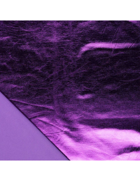 Tessuto lamé elasticizzato - Viola