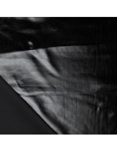 Tessuto lamé elasticizzato - Nero 2